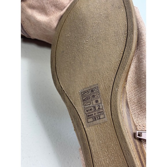 Blowfish  Gold Braided Gladiator Sandal Booties Size 2 Toddler Girls Summer - Picture 6 of 6